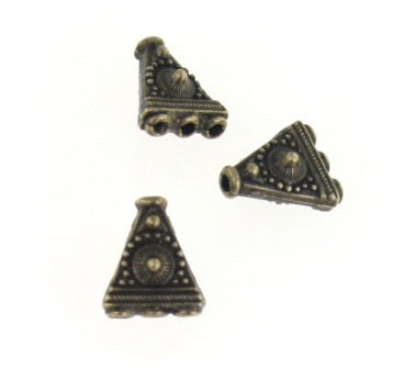 12x9mm antique 3 to 1 triange 8pcs