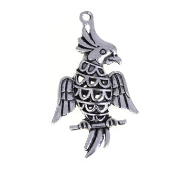 48mm silver cockatoo 2pcs