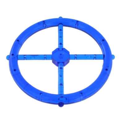 115mm blue mobile wheel accessorie with 18 holes 1p