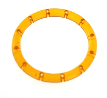 65mm yellow mobile ring accessorie with 12 holes 5pcs
