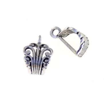 16mm silver bail 12pcs