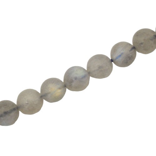 LABRADORITE 8 MM ROUND BEADS - APPROX 45 PCS