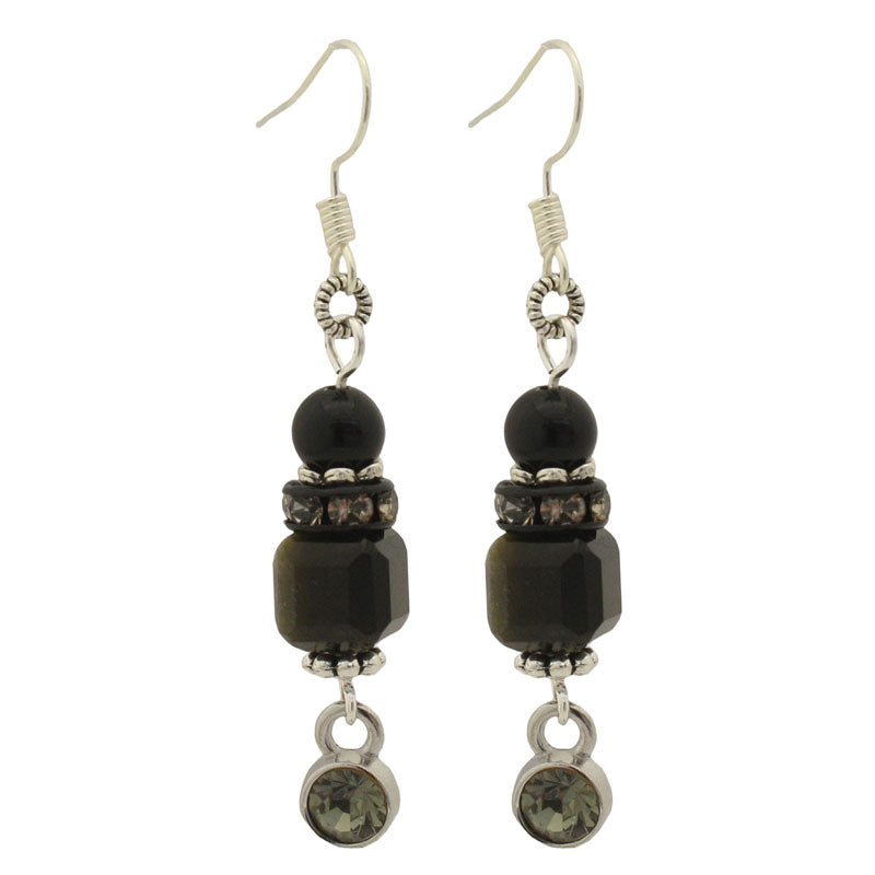 OBSIDIAN / ONYX EARRINGS KIT