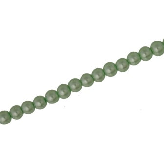 4 MM GLASS PEARL BEADS - APPROX 220/PCS - MINT