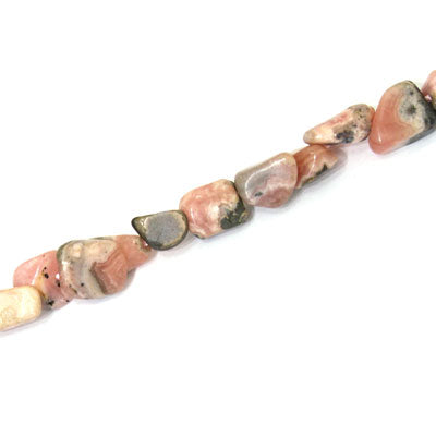 RHODOCHROSITE IRREGULAR APPROX 6-8 MM - APPROX - 40 PCS (40CM STRAND)