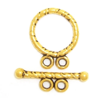 12 mm gold toggle 6 sets