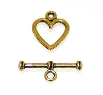 11 mm gold toggle 8 sets