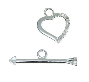 12 mm silver toggle 3 sets