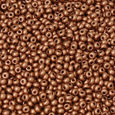 #9/0 ROCAILLES  - APPROX 40G - METALLIC BRONZE