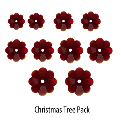 Red margarita packs for christmas earrings 10pcs