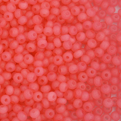 #6/0 ROCAILLES - APPROX 40G - PINK ALABASTER