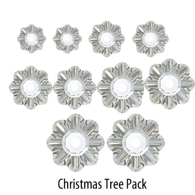 Silver margarita pack for christmas earrings 10pcs