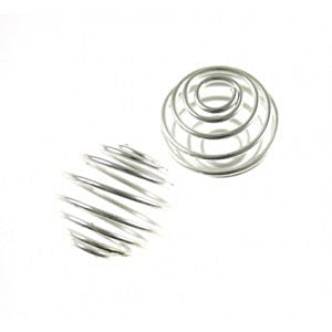 14mm silver cage 10pcs