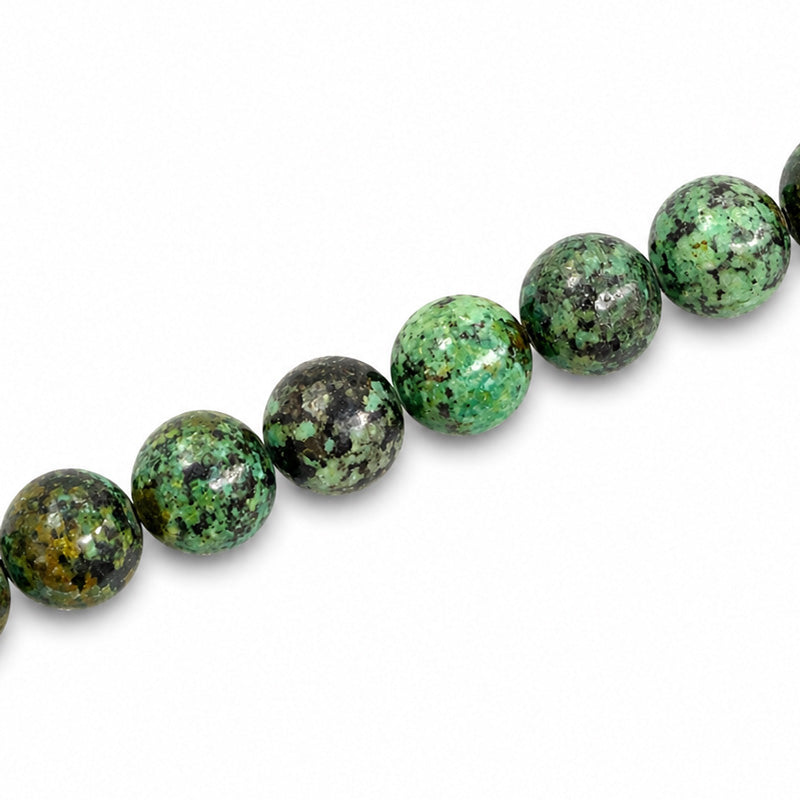 African Turquoise 10mm Round - Approx 38pcs