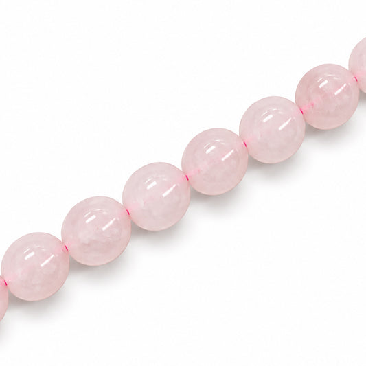 Rose Quartz 10mm Round - Approx 41 PCS