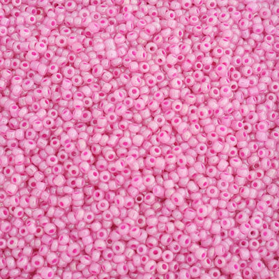 #11/0 SEED BEADS - APPROX 100G - PEARL PINK