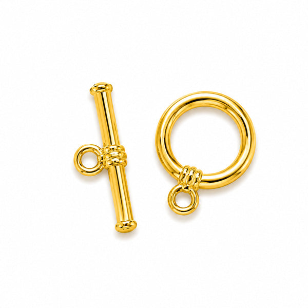 12mm Gold Toggle - 4 sets