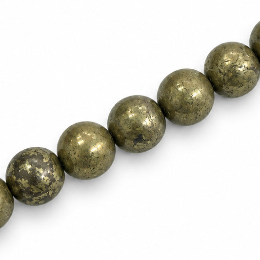 Pyrite 12mm Round - Appox 34pcs