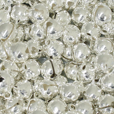 JINGLE BELLS 12MM SILVER - 15PCS