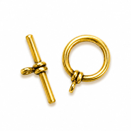 16mm Gold Toggle - 4 sets