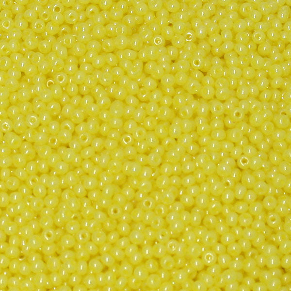 #11/0 ROCAILLES  - APPROX 40G - ALABASTER YELLOW