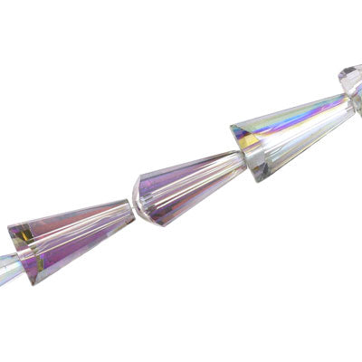 19 X 11 MM CRYSTAL RAINBOW BEADS - 50 PCS