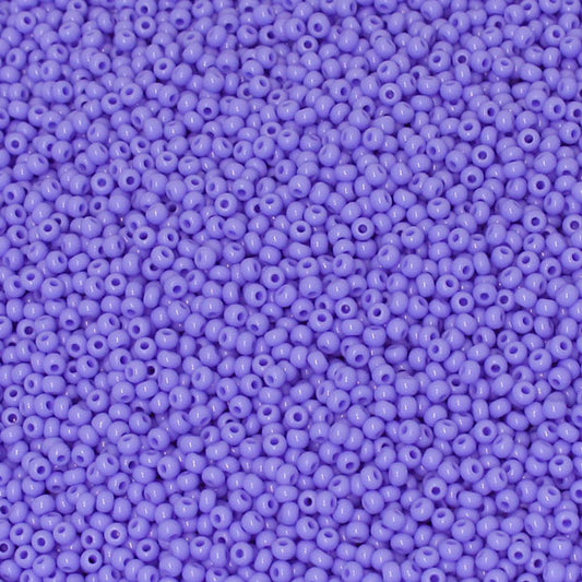 #11/0 ROCAILLES  - APPROX 40G - OPAQUE PERIWINKLE