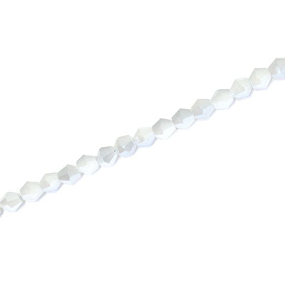 3MM CRYSTAL BI-CONE STRANDS - APPROX 100/PCS - LIGHT GREY ALABASTER