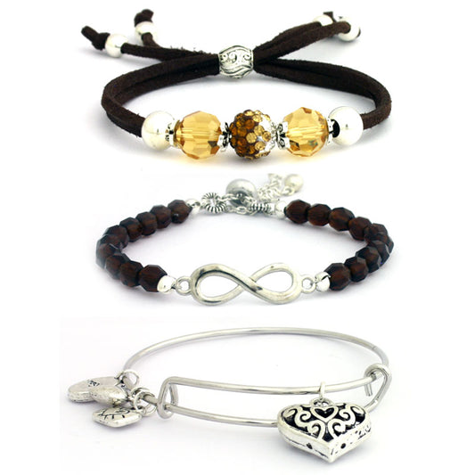 3 BRACELET SET KIT - BROWN