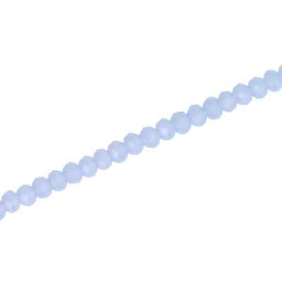 3 X 2 MM CRYSTAL RONDELLE BEADS PALE BLUE - APPROX 150 / PCS
