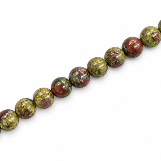 Bloodstone Dragon 4mm Round - Appox 85pcs