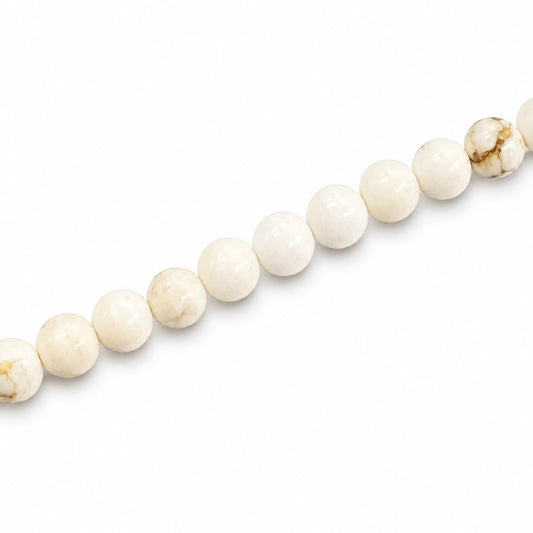 Howlite 4mm Round - Approx 100pcs