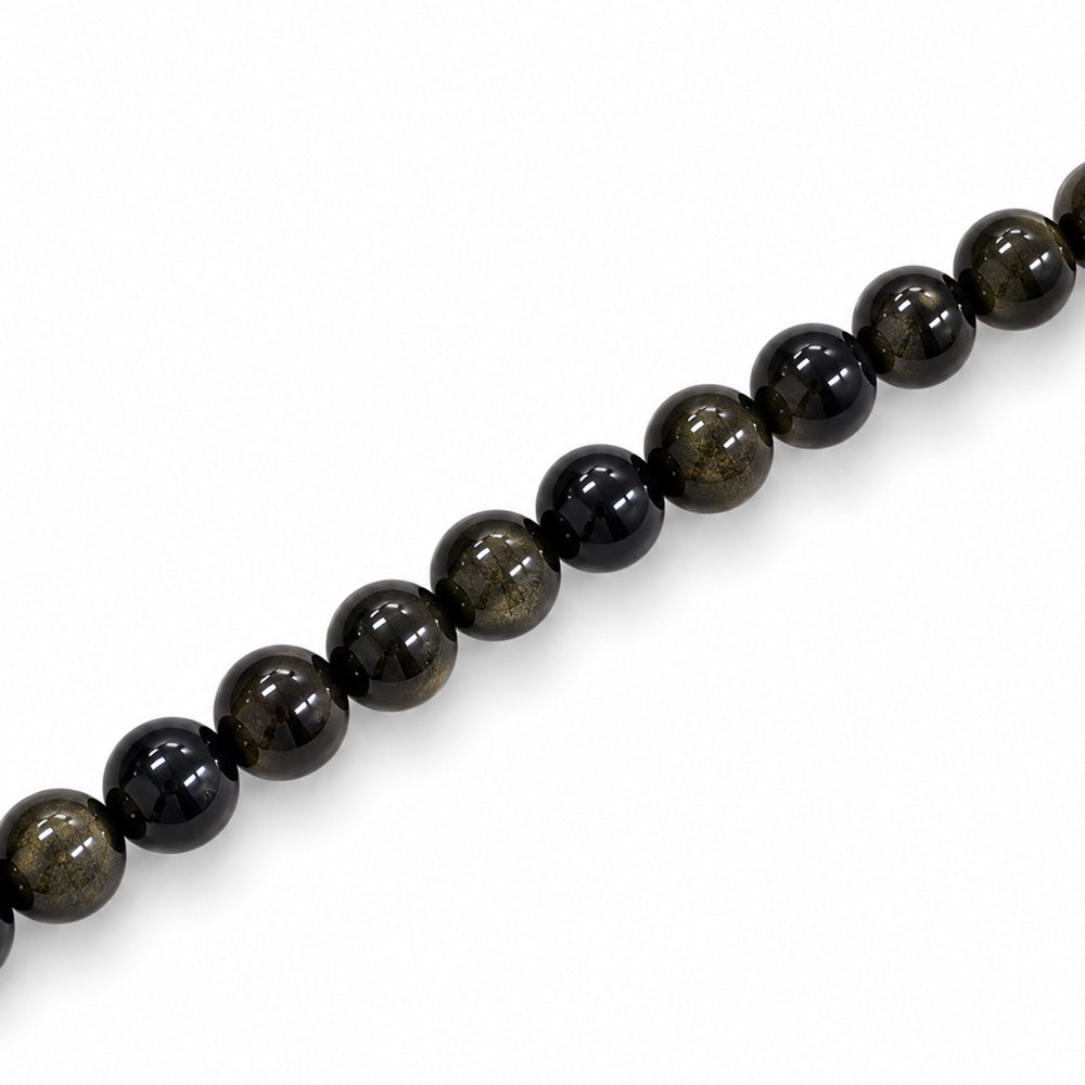 Gold Obsidian 4mm Round - Appox 85pcs