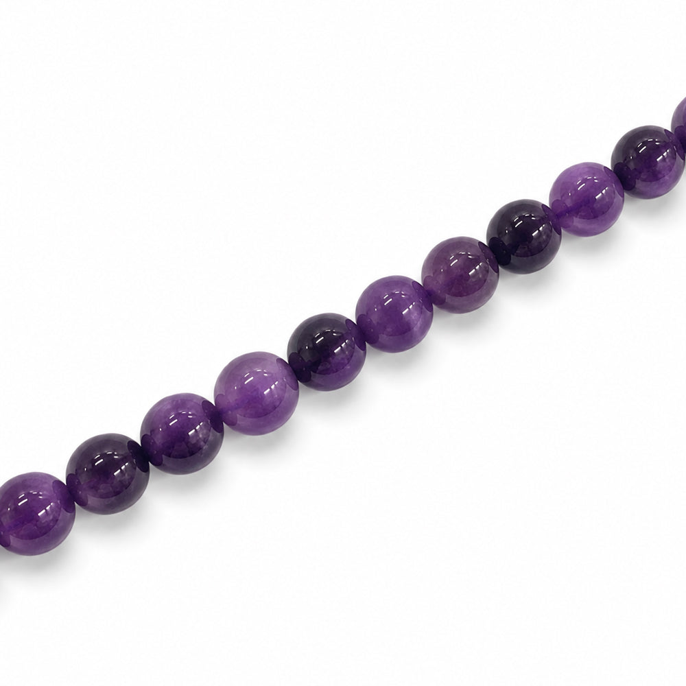 Purple Tiger Eye 4mm Round – Colour Enhanced - Approx 100pcs