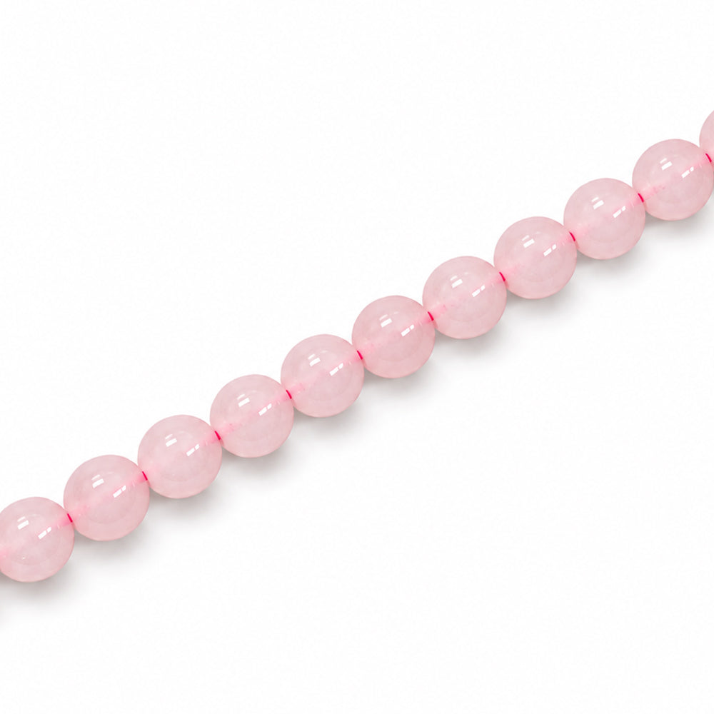 Rose Quartz 4mm Round - APPROX - 100pcs