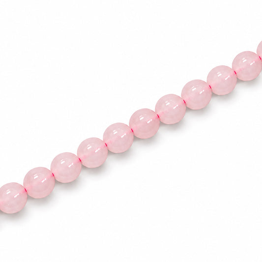Rose Quartz 4mm Round - APPROX - 100pcs
