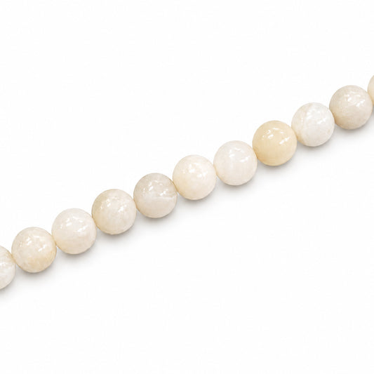 White Crazy Lace Agate 4mm Round - Approx 85pcs