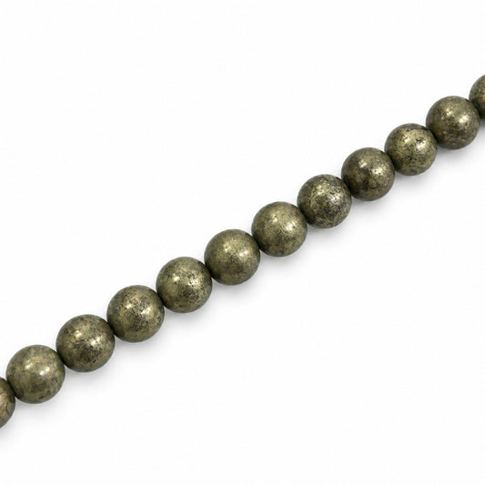 Pyrite 4mm Round - Appox 98pcs