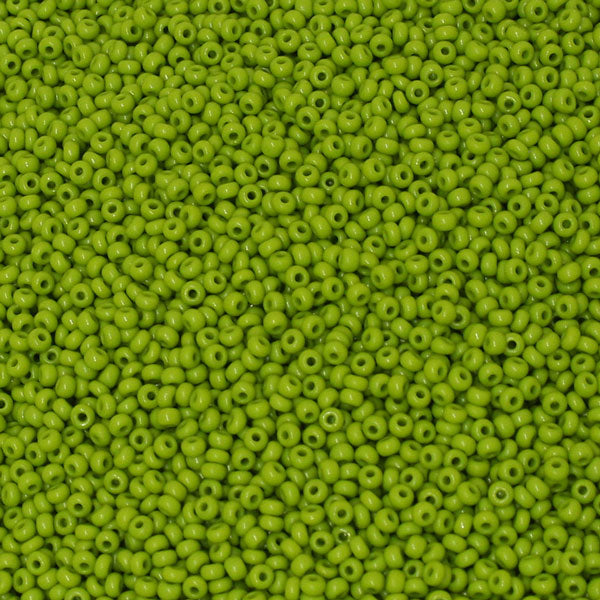 #11/0 ROCAILLES  - APPROX 40G - OPAQUE OLIVE