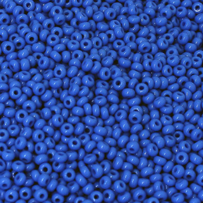 #9/0 ROCAILLES  - APPROX 40G - OPAQUE OCEAN BLUE