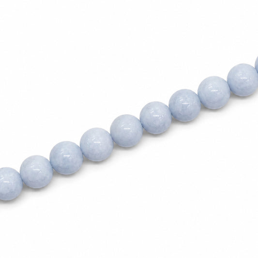 Blue Angelite 6mm Round - Approx 68pcs