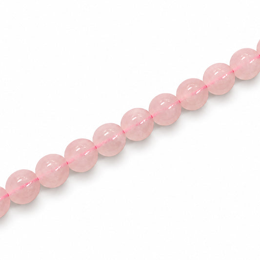 Rose Quartz 6mm Round - Approx 60 PCS