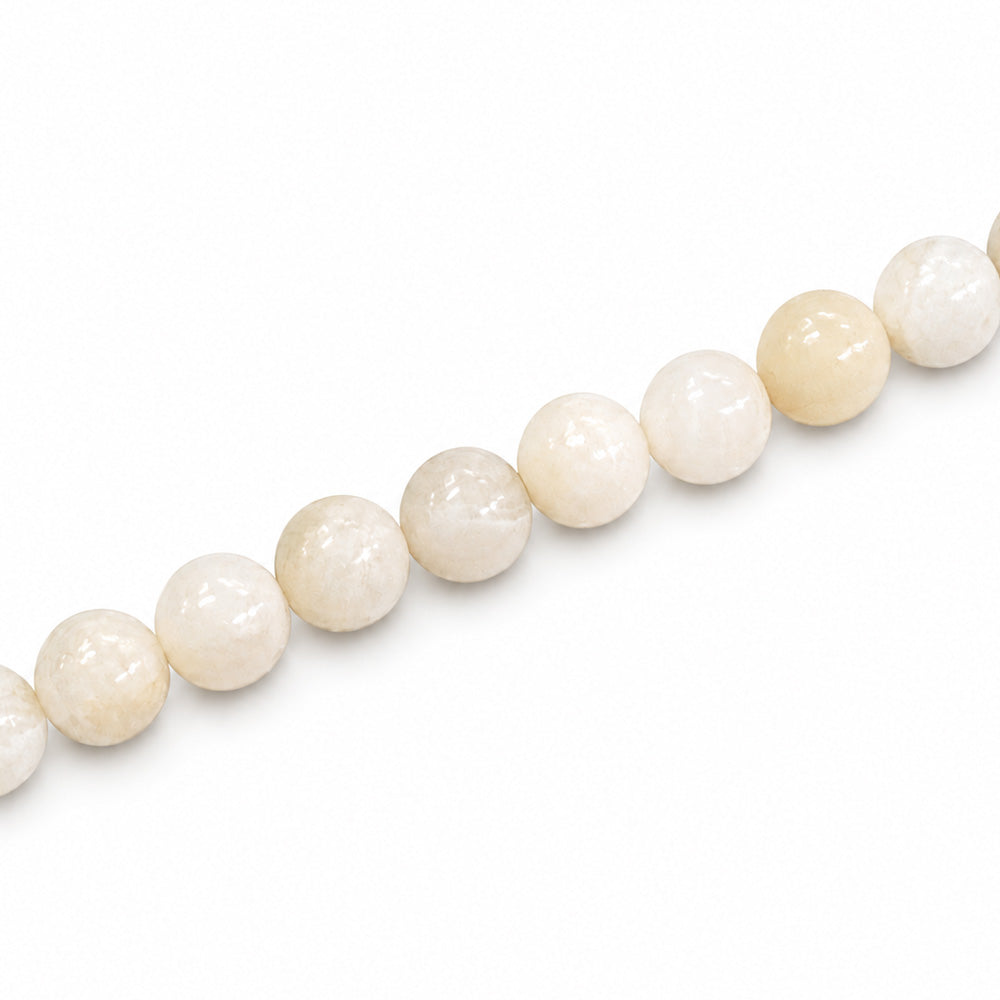 White Crazy Lace Agate 6mm Round - Approx 60pcs