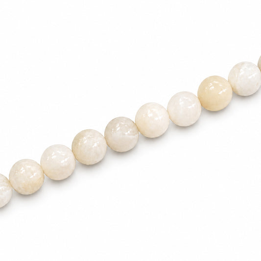 White Crazy Lace Agate 6mm Round - Approx 60pcs