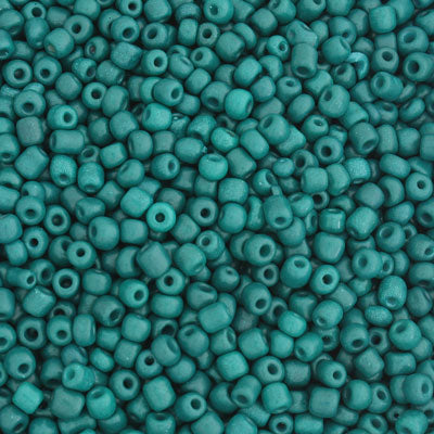 #6/0 SEED BEADS - APPROX 100G - OPAQUE DARK TEAL