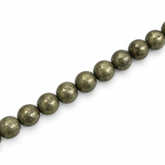 Pyrite 6mm Round - Appox 57pcs