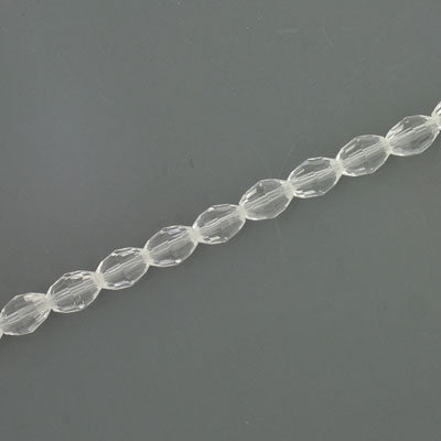 6 X 4 MM OVAL CLEAR - 72 PCS