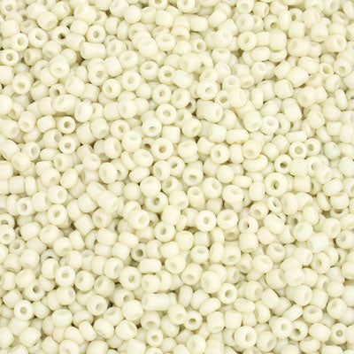 #8/0 SEED BEADS - APPROX 100G - CREAM