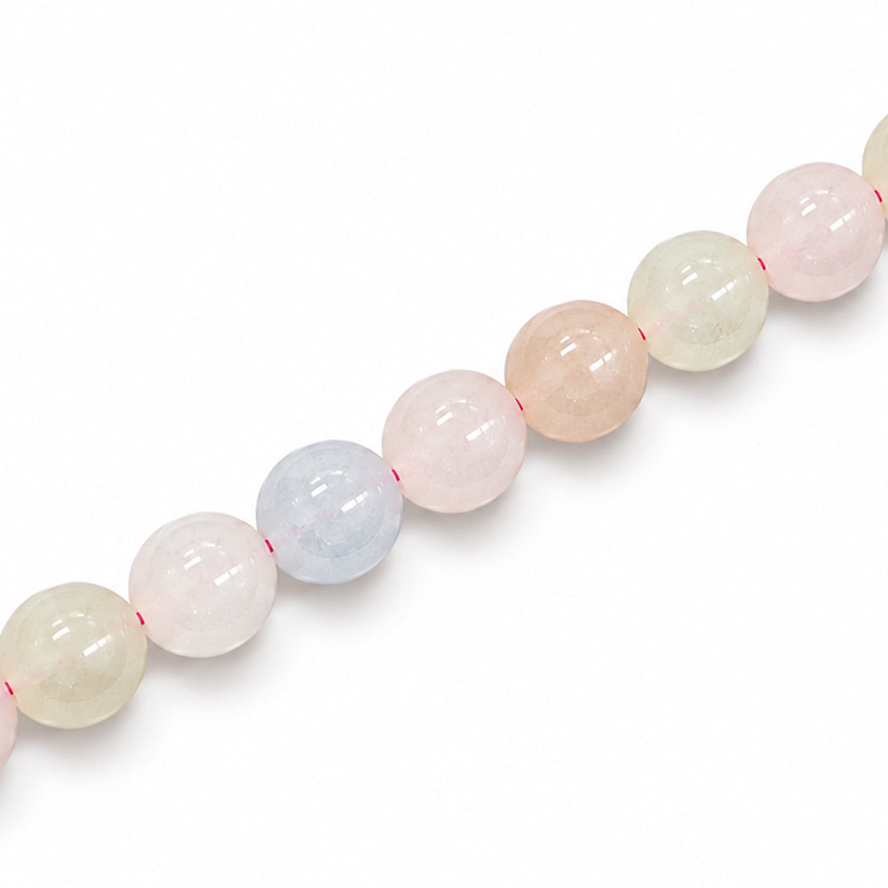 Morganite 8mm Round - Approx 49pcs
