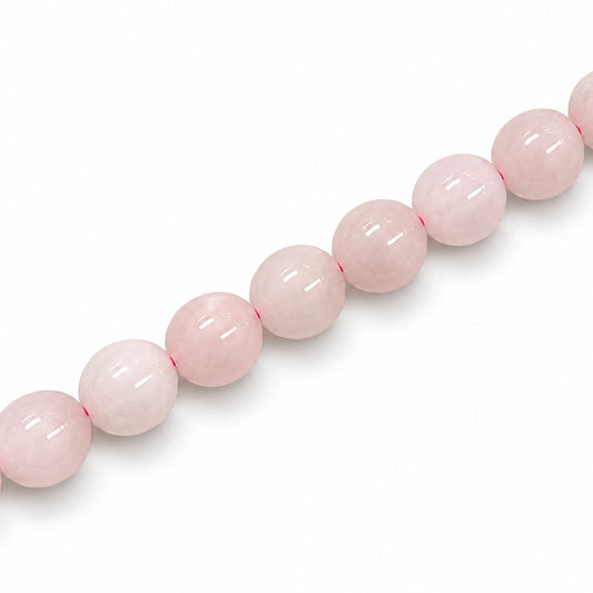 Rose Quartz 8mm Round  - Approx 48 PCS
